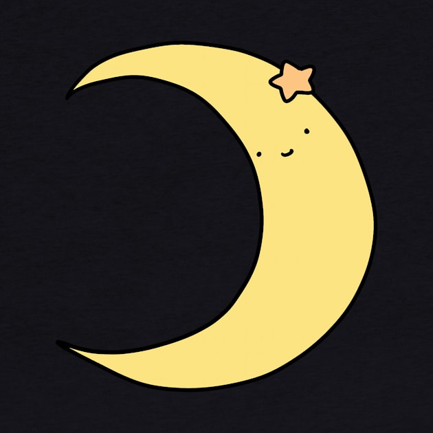 Cute Crescent Moon by saradaboru